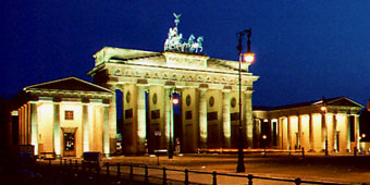 Das Brandenburger Tor bei Nacht